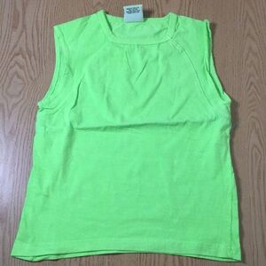 Free with Bundle only New Womens top blue size neon green Medium